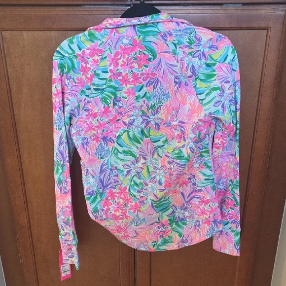 Floral Pink and Green Women's - Picture 4 of 7